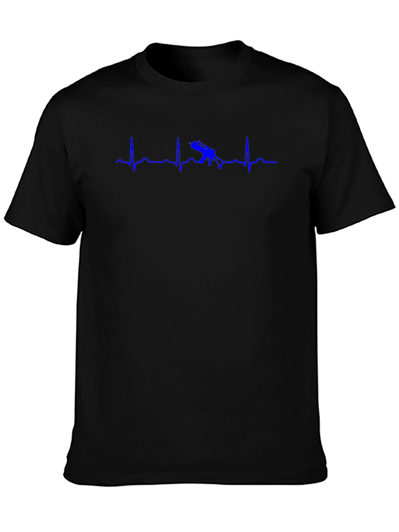 Gun Heartbeat T-Shirt - Stylish Novelty Tee