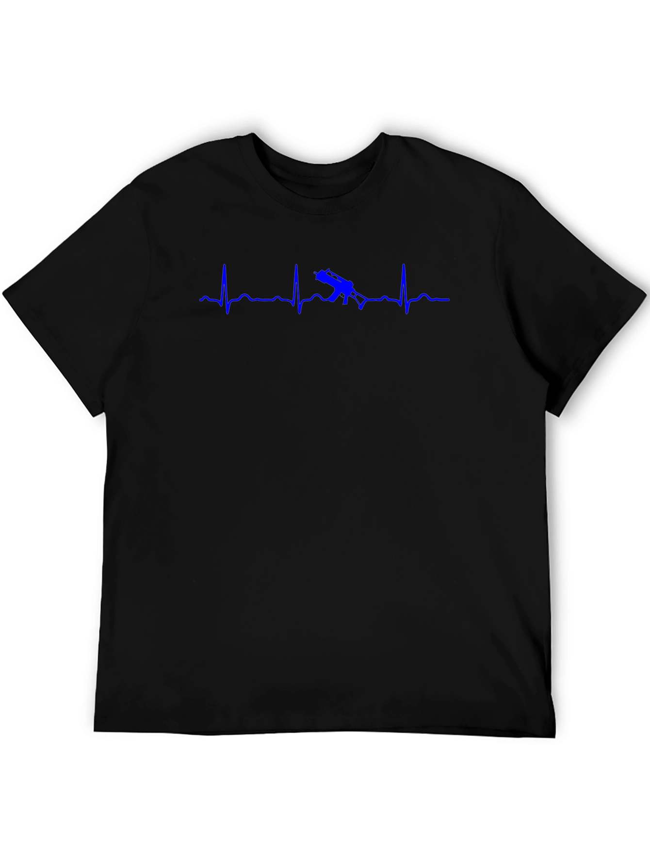 Gun Heartbeat T-Shirt - Stylish Novelty Tee