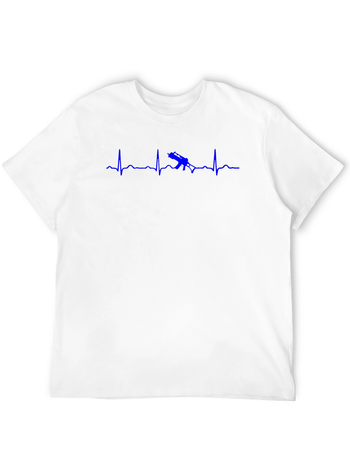 Gun Heartbeat T-Shirt - Stylish Novelty Tee