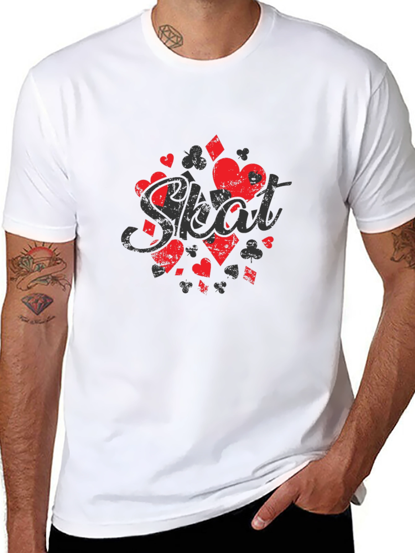 Skat Card Game T-Shirt - Cool Graphic Tee