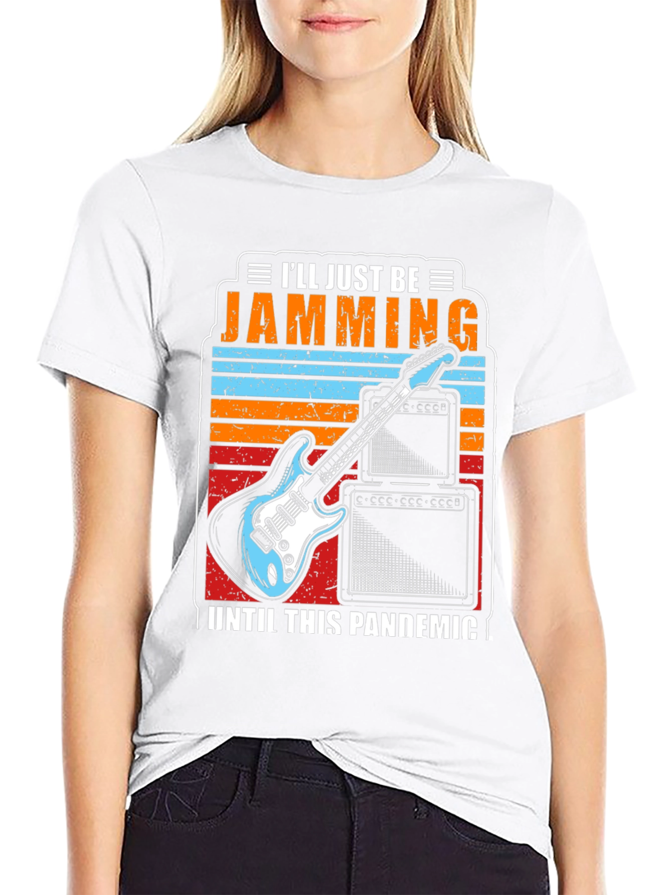 Jamming Until This Pandemic T-Shirt - Music Lover Tee