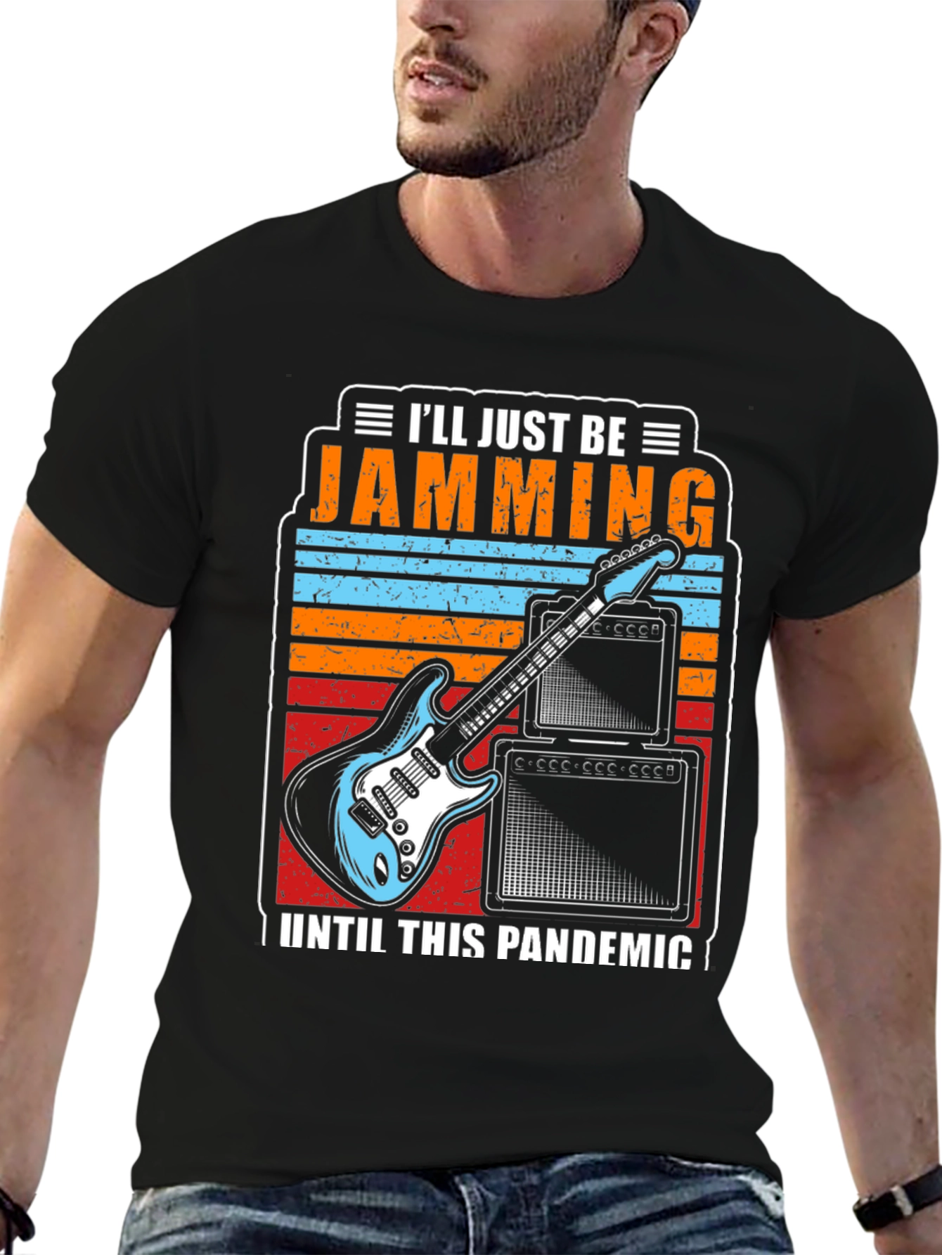 Jamming Until This Pandemic T-Shirt - Music Lover Tee