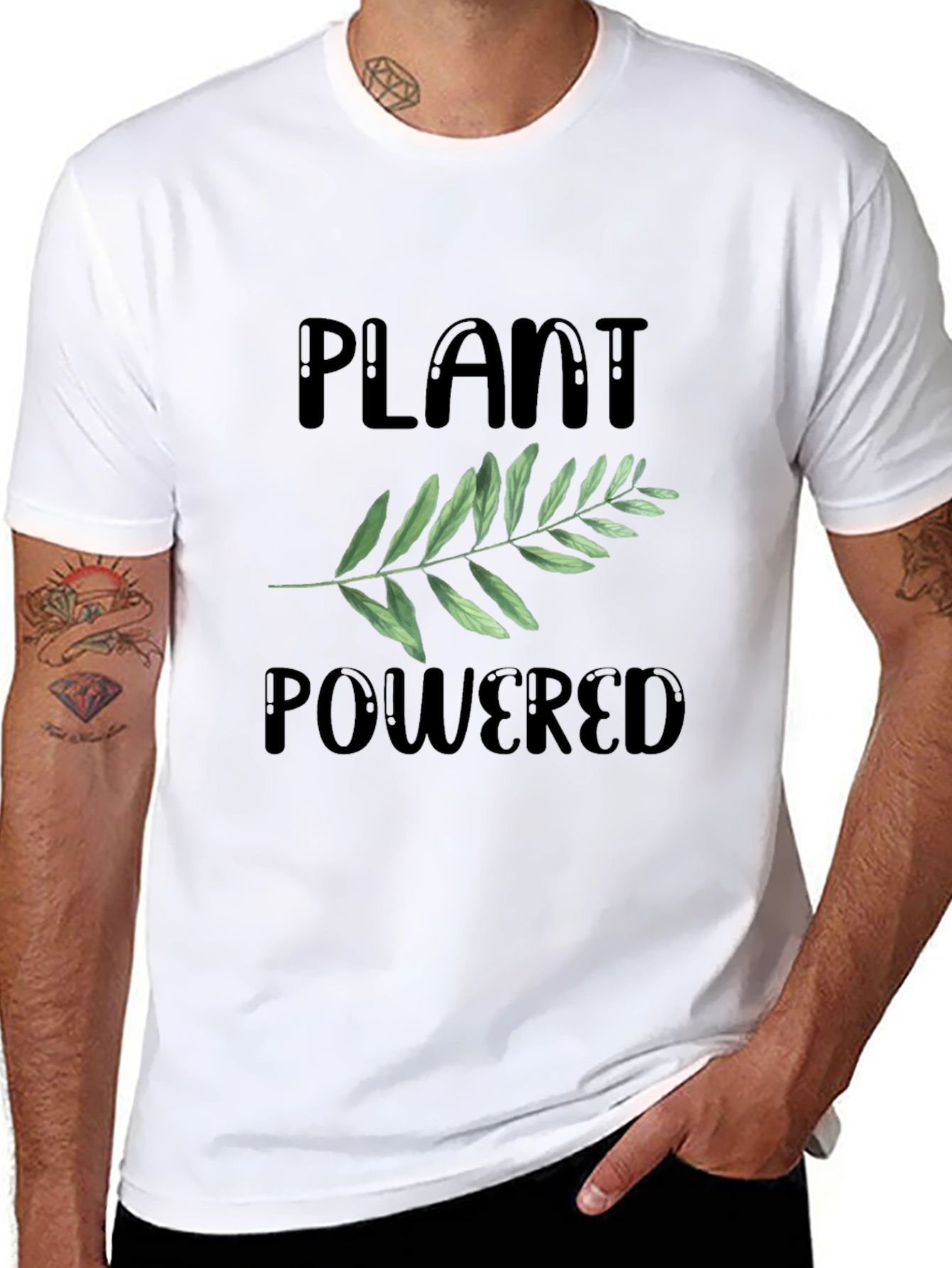 Plant Powered Graphic Tee - Vegan Shirt