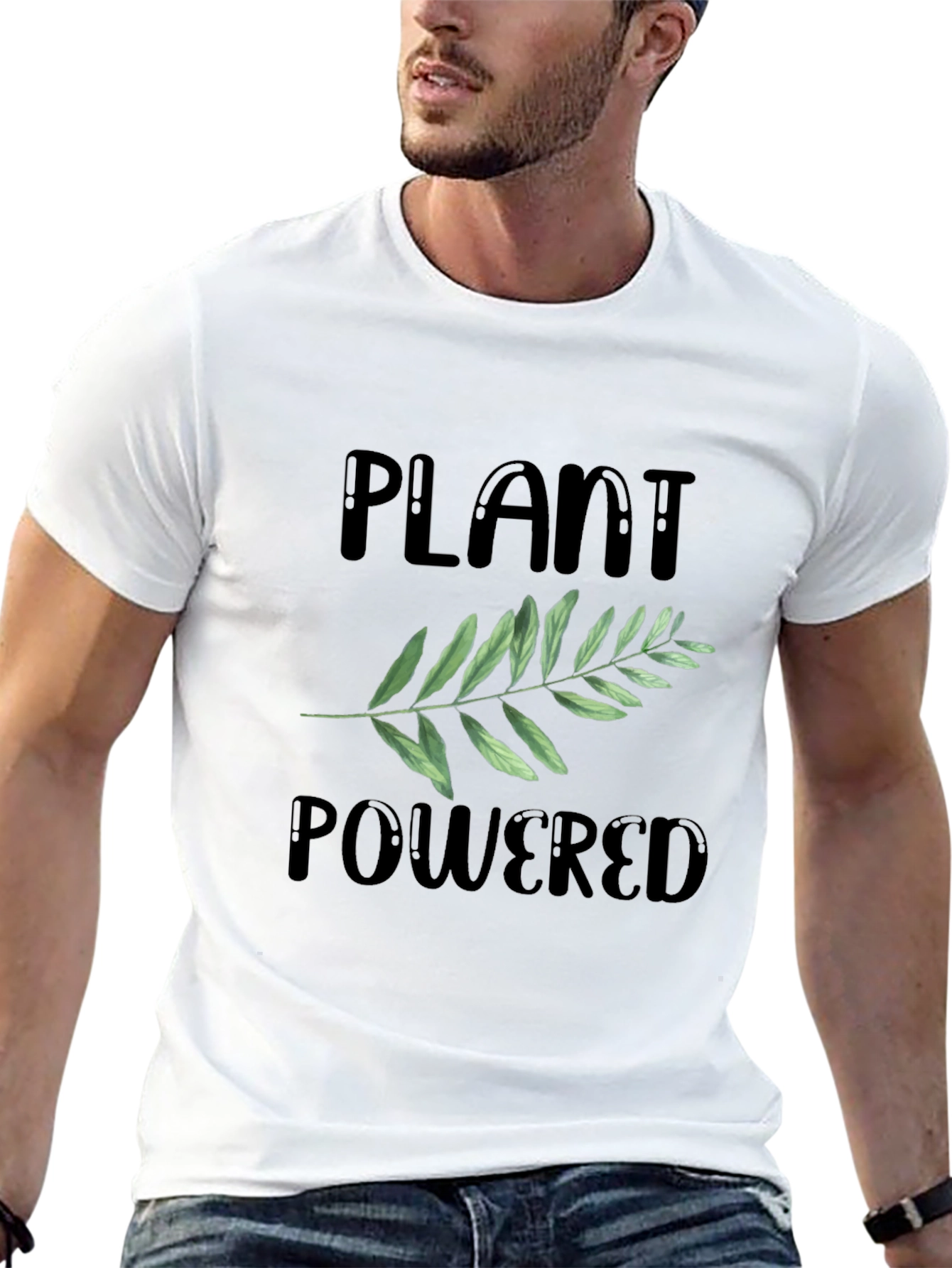 Plant Powered Graphic Tee - Vegan Shirt