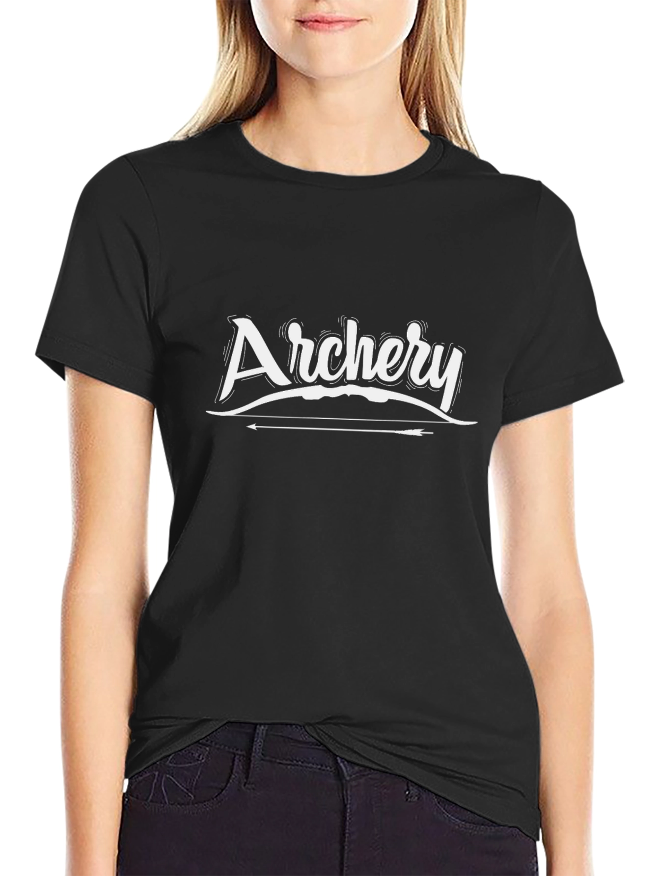 Archery Graphic Tee - Bow and Arrow Design
