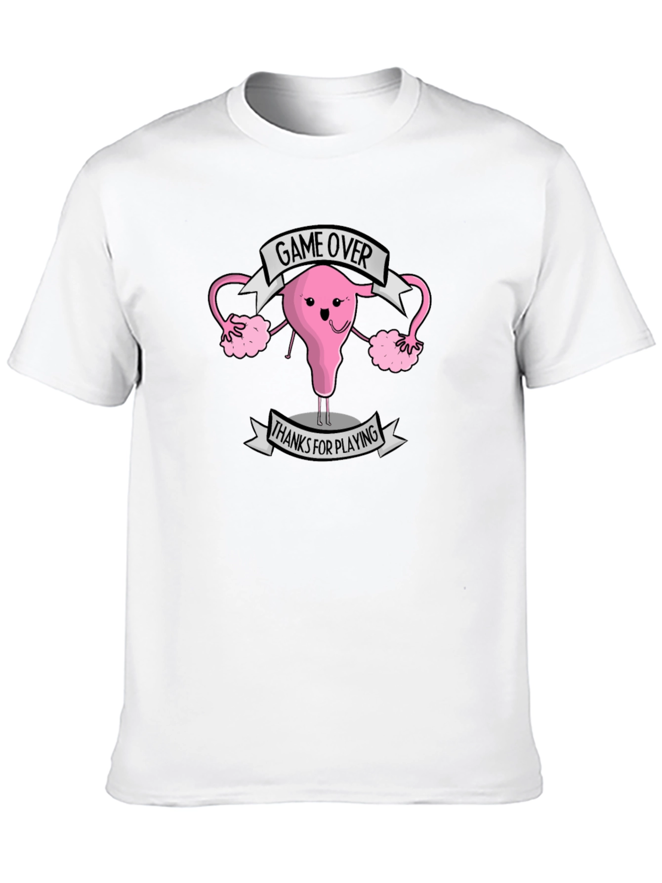 Game Over Uterus Graphic T-Shirt