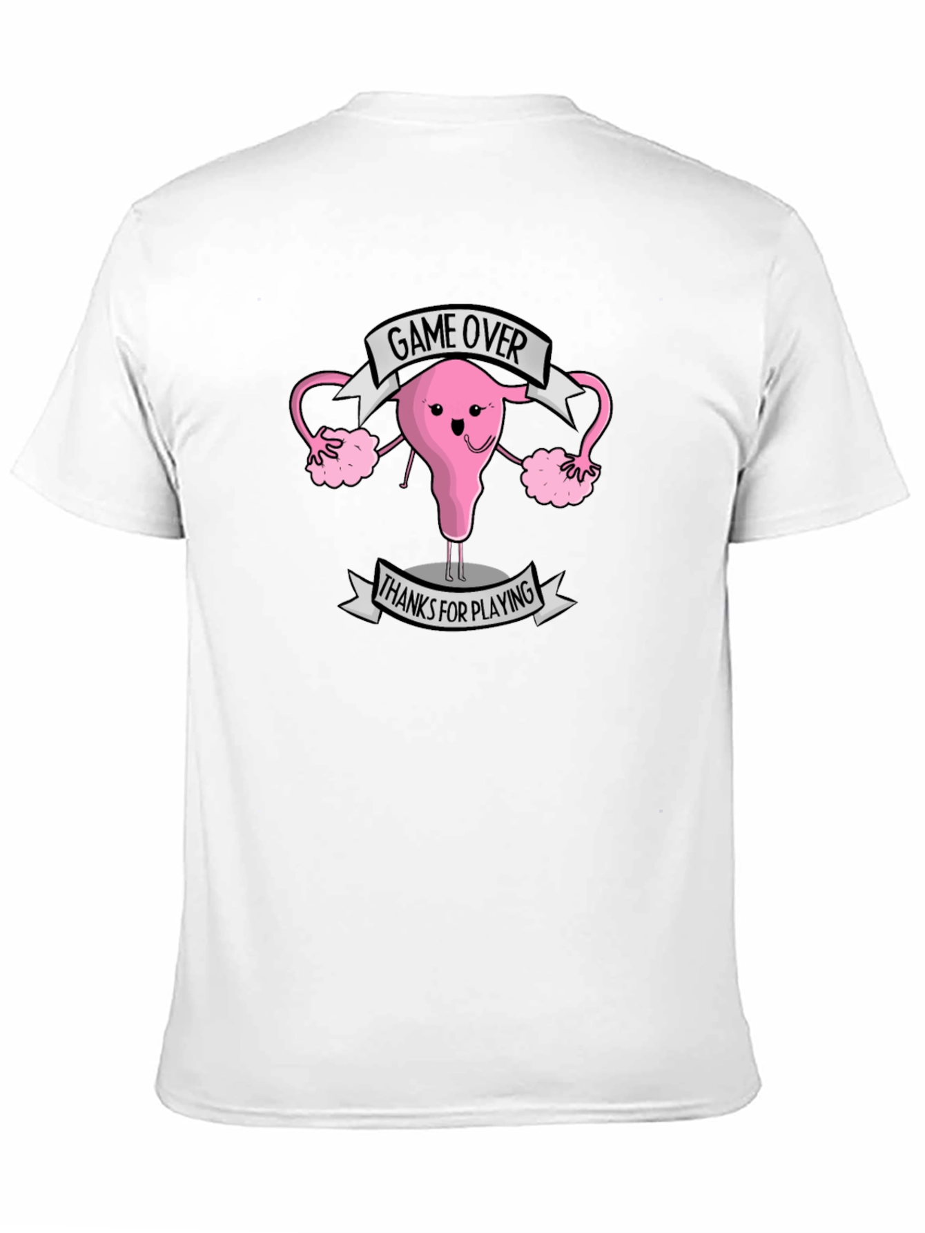 Game Over Uterus Graphic T-Shirt