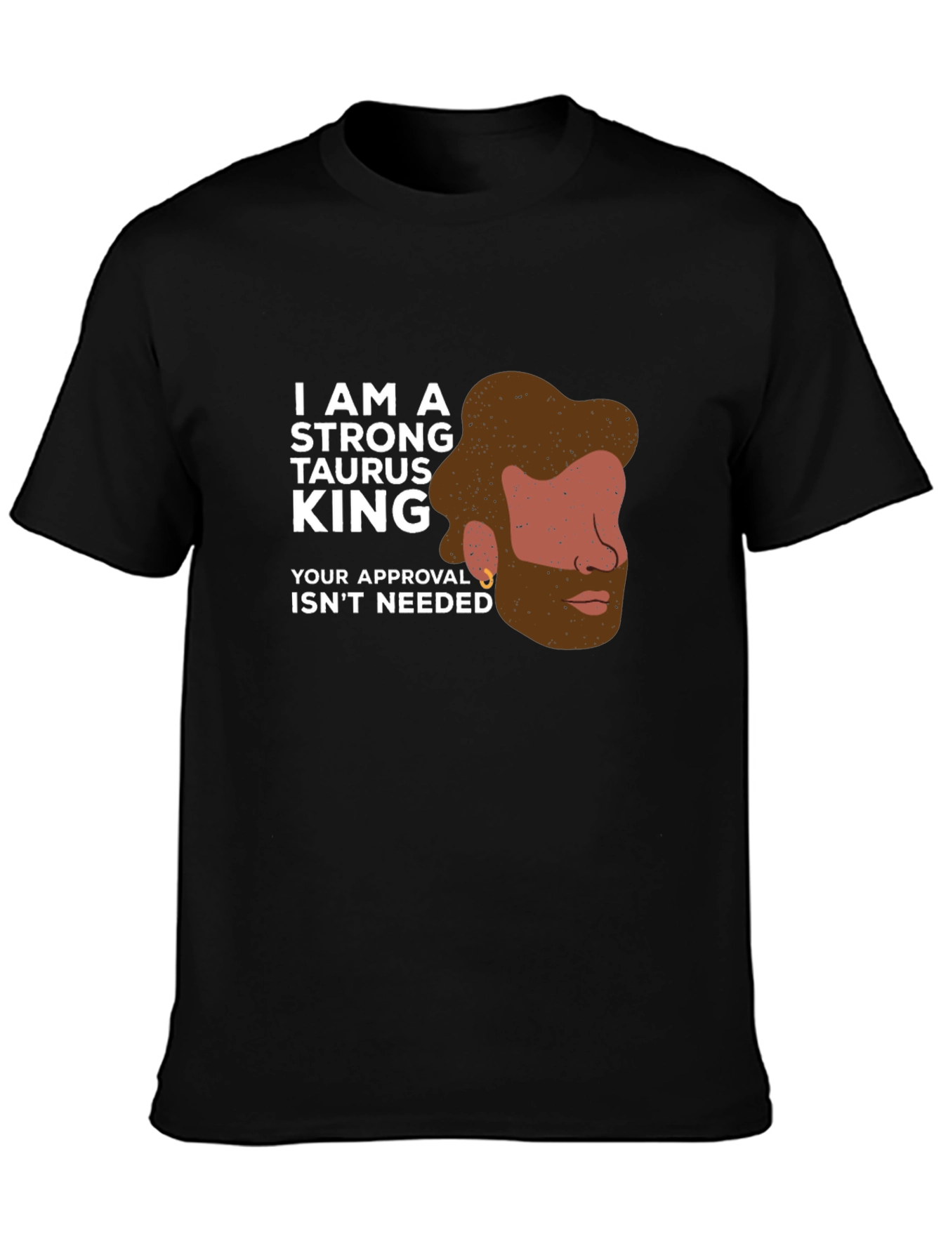 Strong Taurus King Graphic Tee - Zodiac Pride