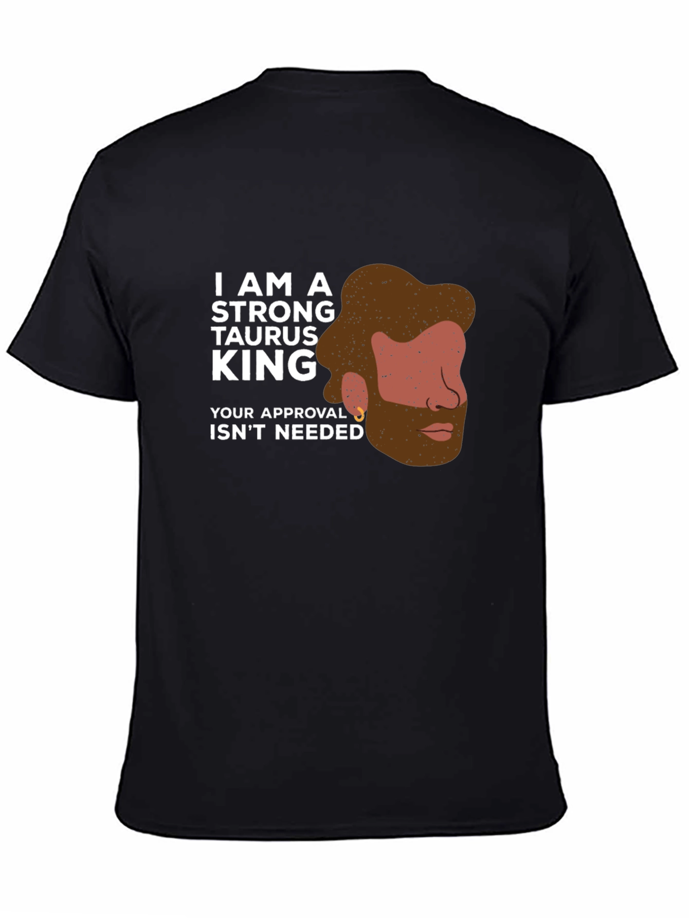 Strong Taurus King Graphic Tee - Zodiac Pride