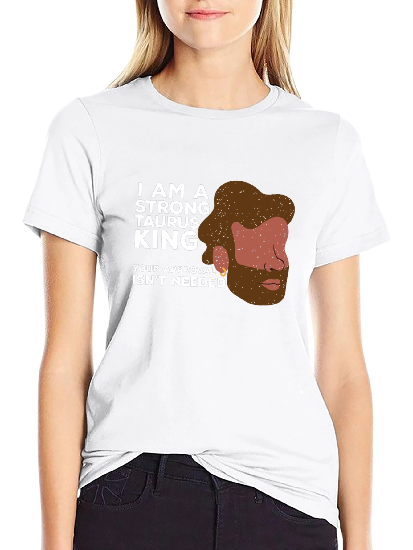 Strong Taurus King Graphic Tee - Zodiac Pride