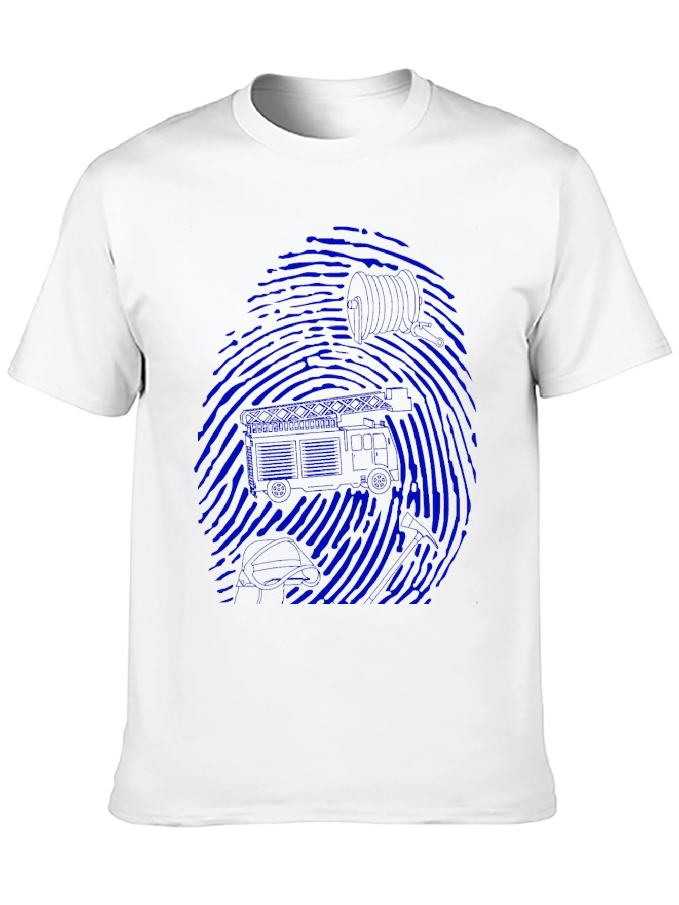 Tech Fingerprint T-Shirt - Black