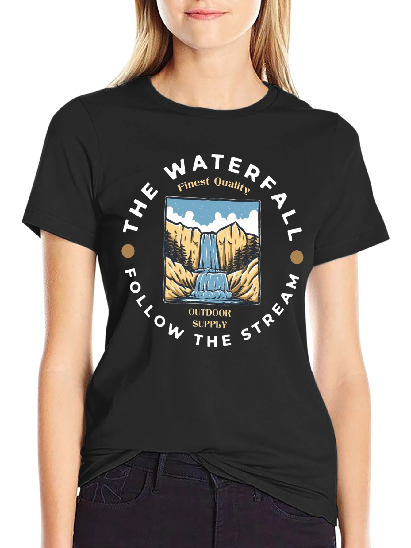 Waterfall Outdoor Supply Graphic Tee