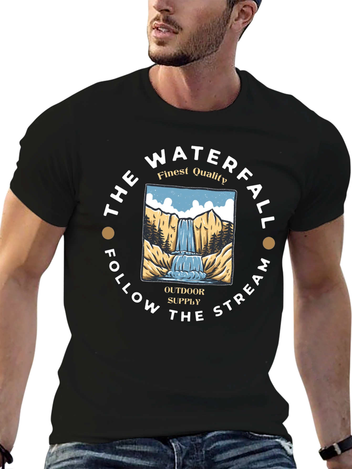 Waterfall Outdoor Supply Graphic Tee