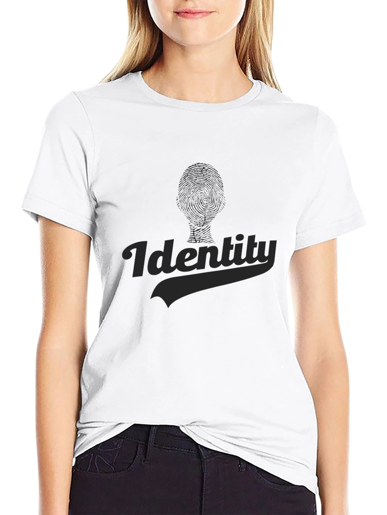 Identity Black Graphic Tee