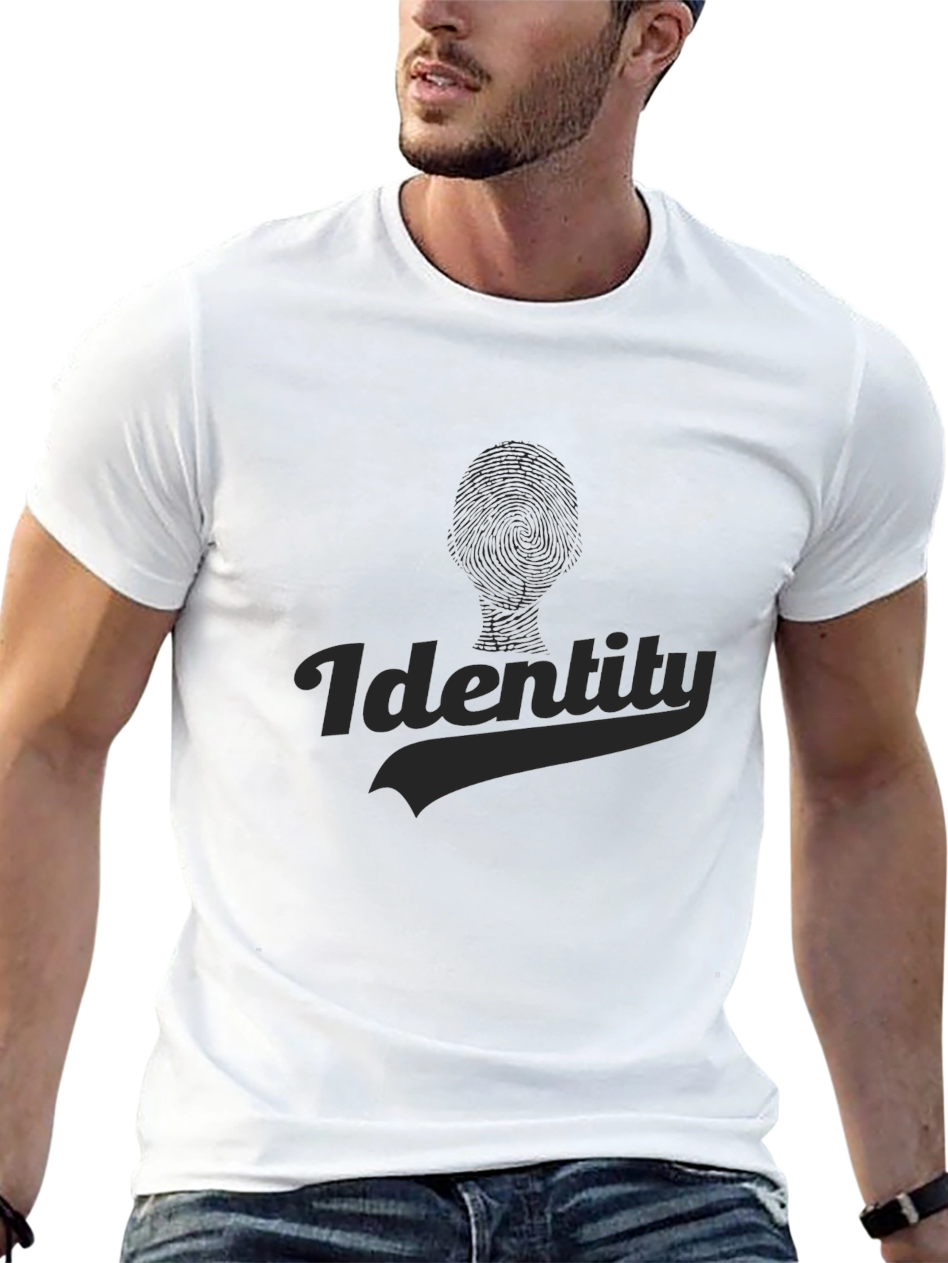 Identity Black Graphic Tee