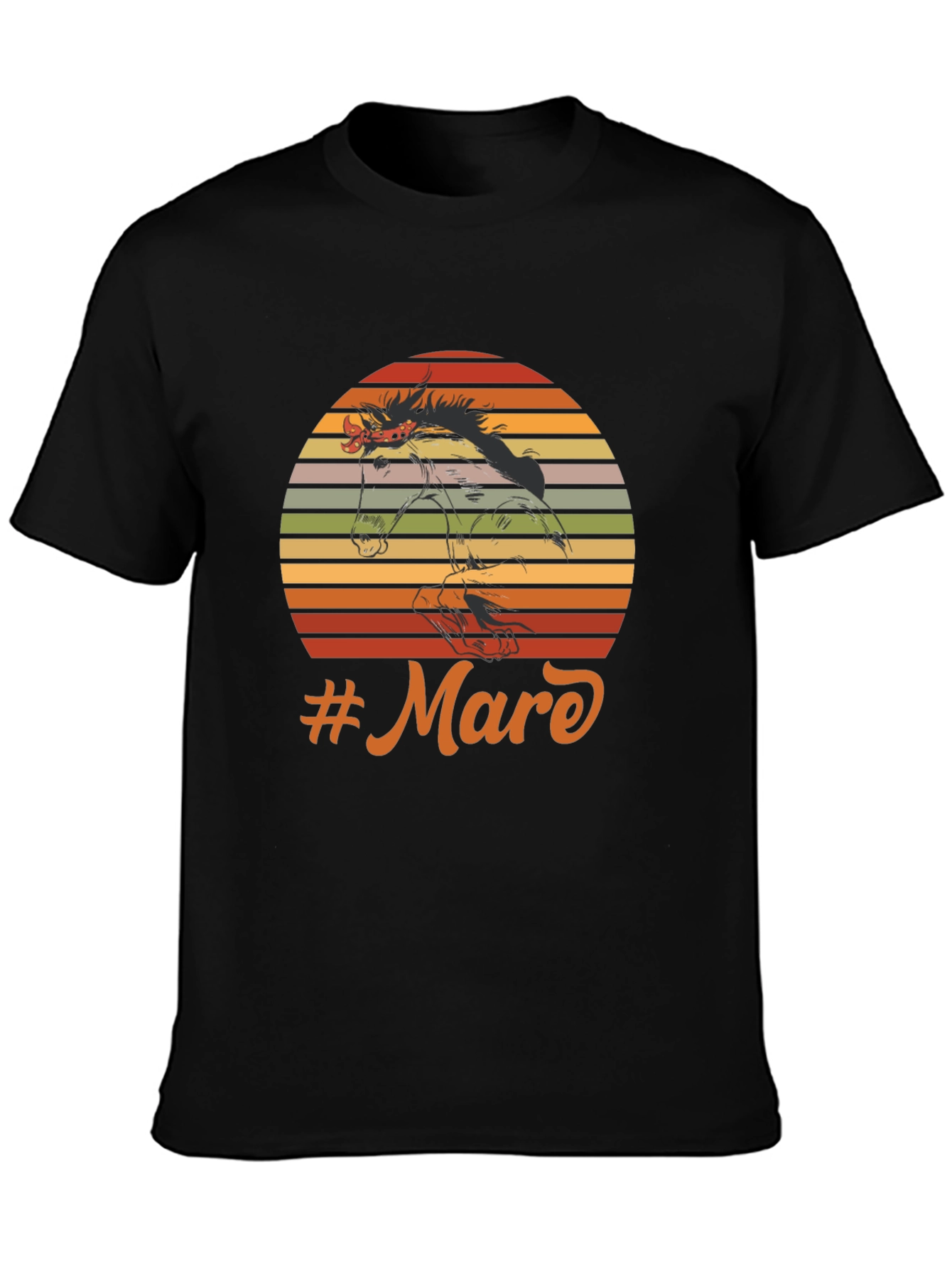 Retro Mare Graphic Tee - Equestrian T-Shirt