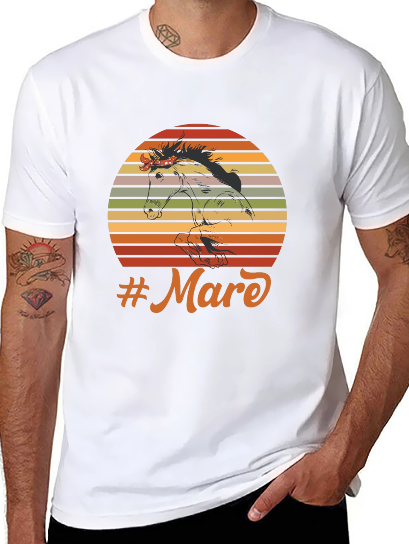 Retro Mare Graphic Tee - Equestrian T-Shirt