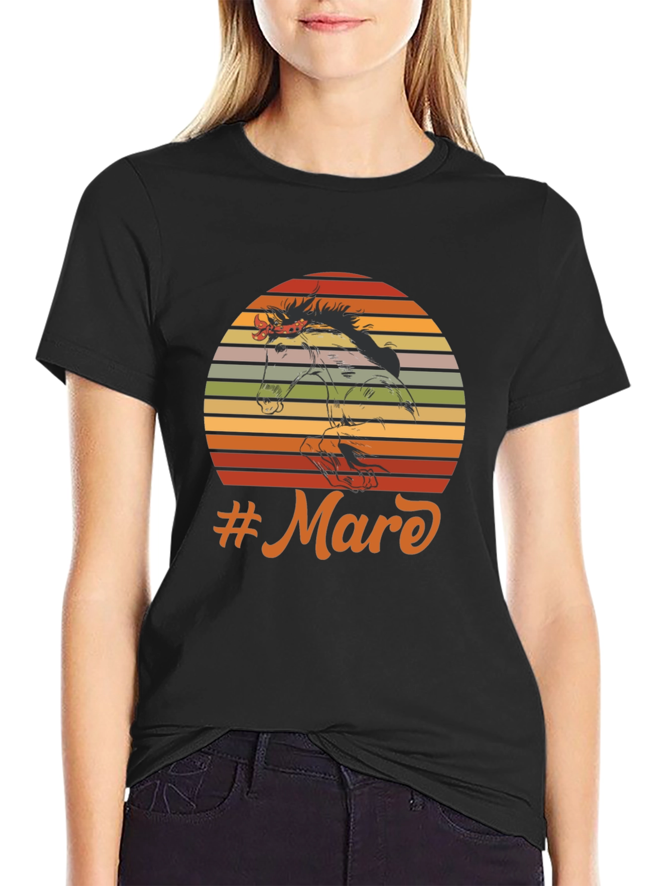 Retro Mare Graphic Tee - Equestrian T-Shirt