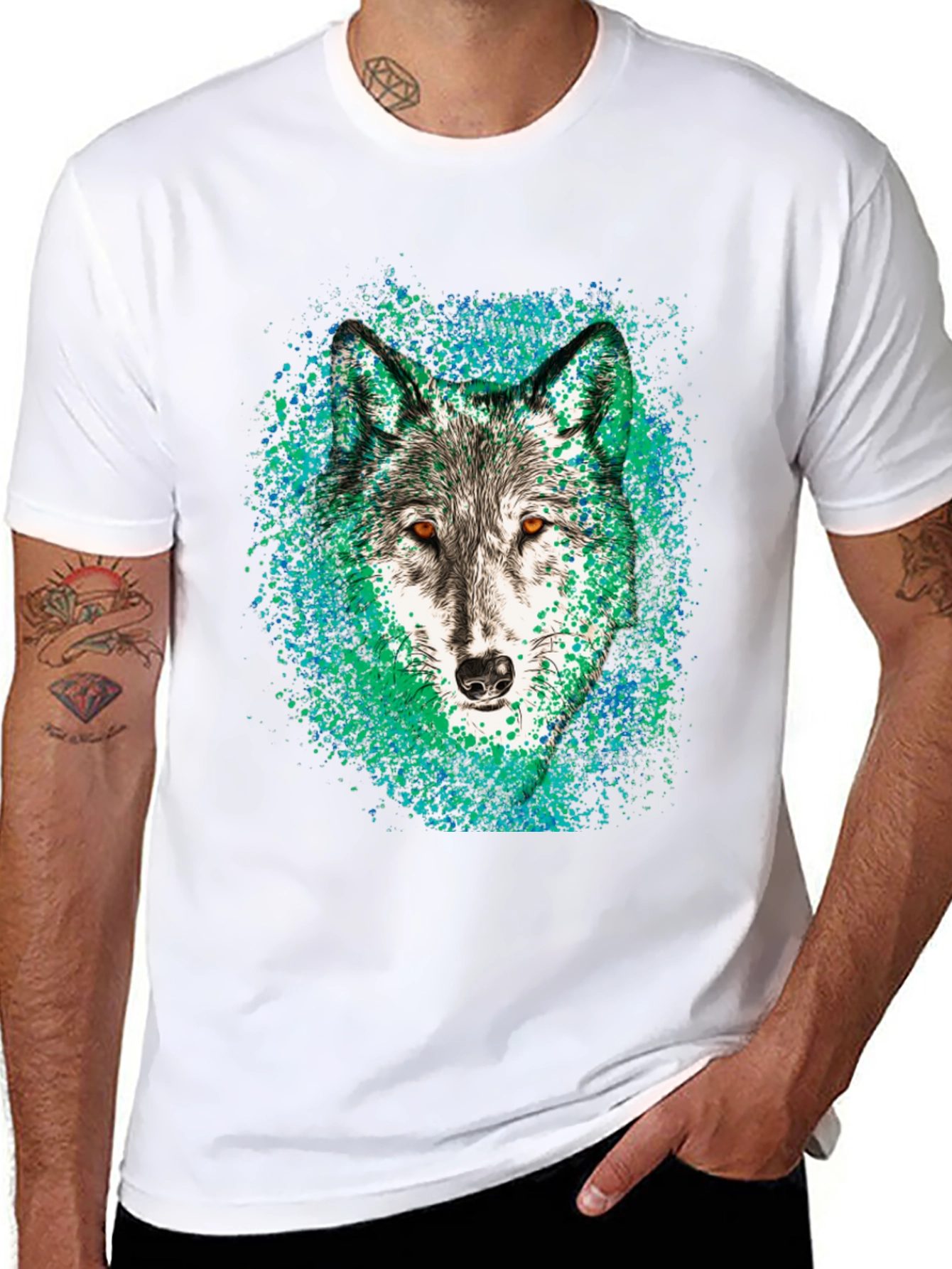 Wolf Graphic T-Shirt - Urban Style Tee
