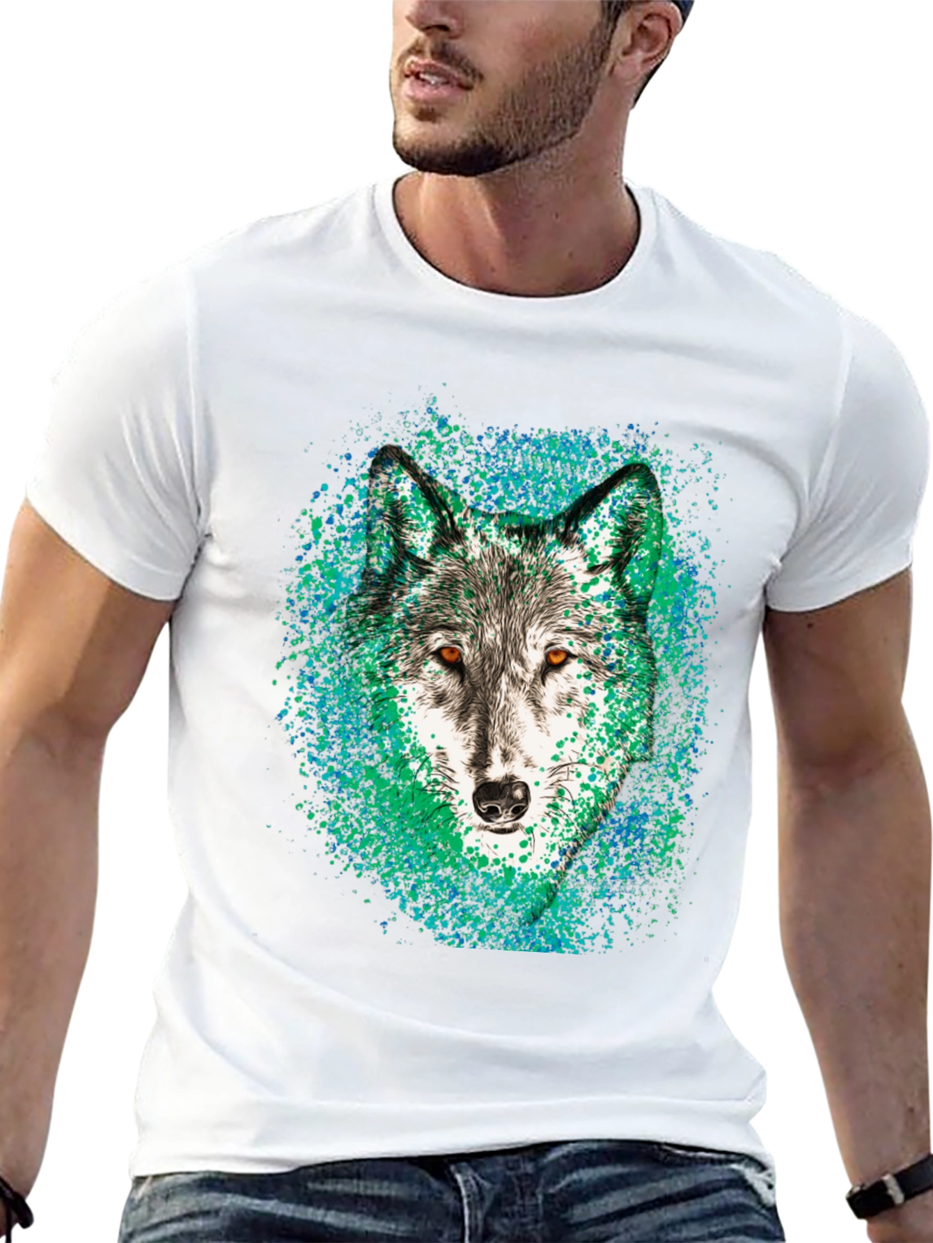Wolf Graphic T-Shirt - Urban Style Tee