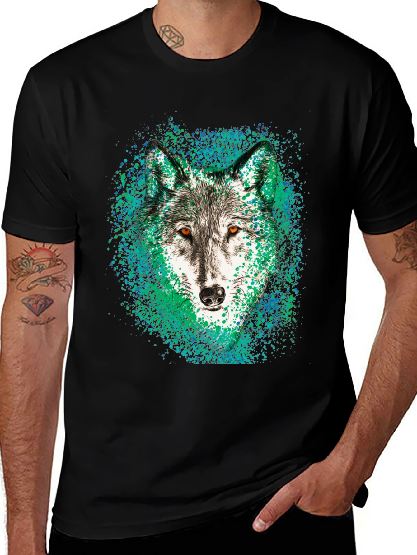 Wolf Graphic T-Shirt - Urban Style Tee