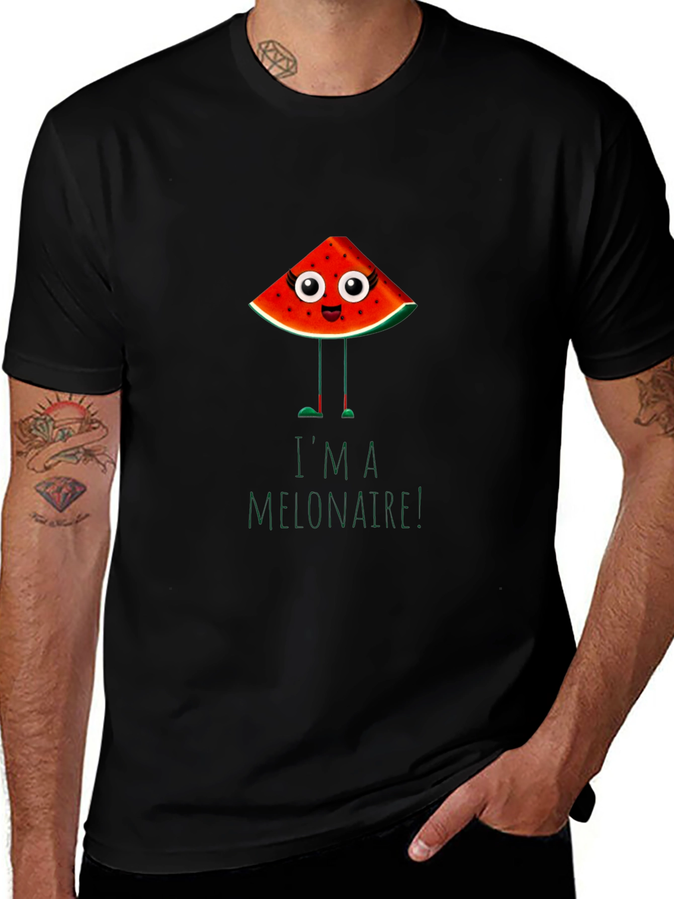 Funny Melonaire Graphic T-Shirt