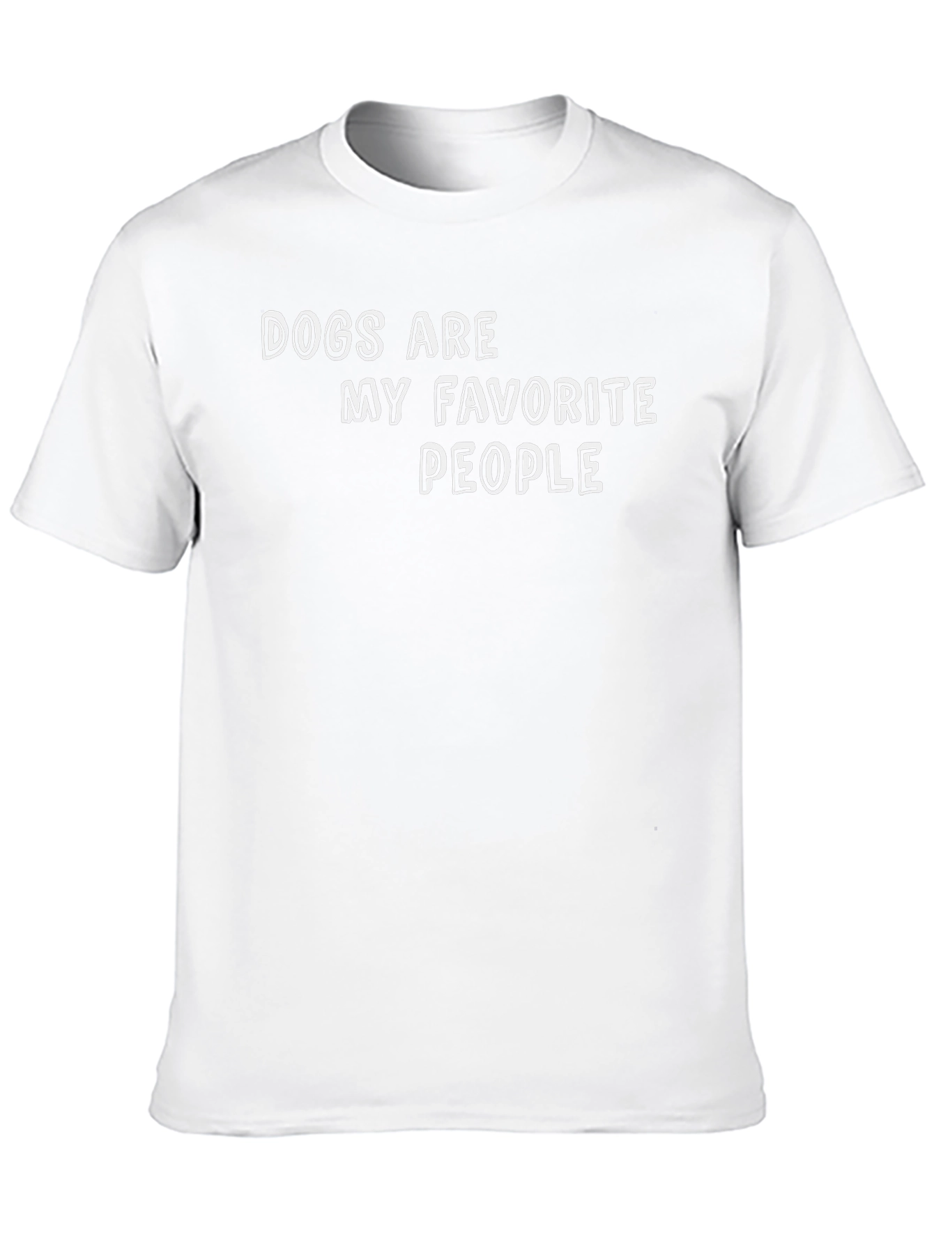 Dogs Are My Favorite People T-Shirt