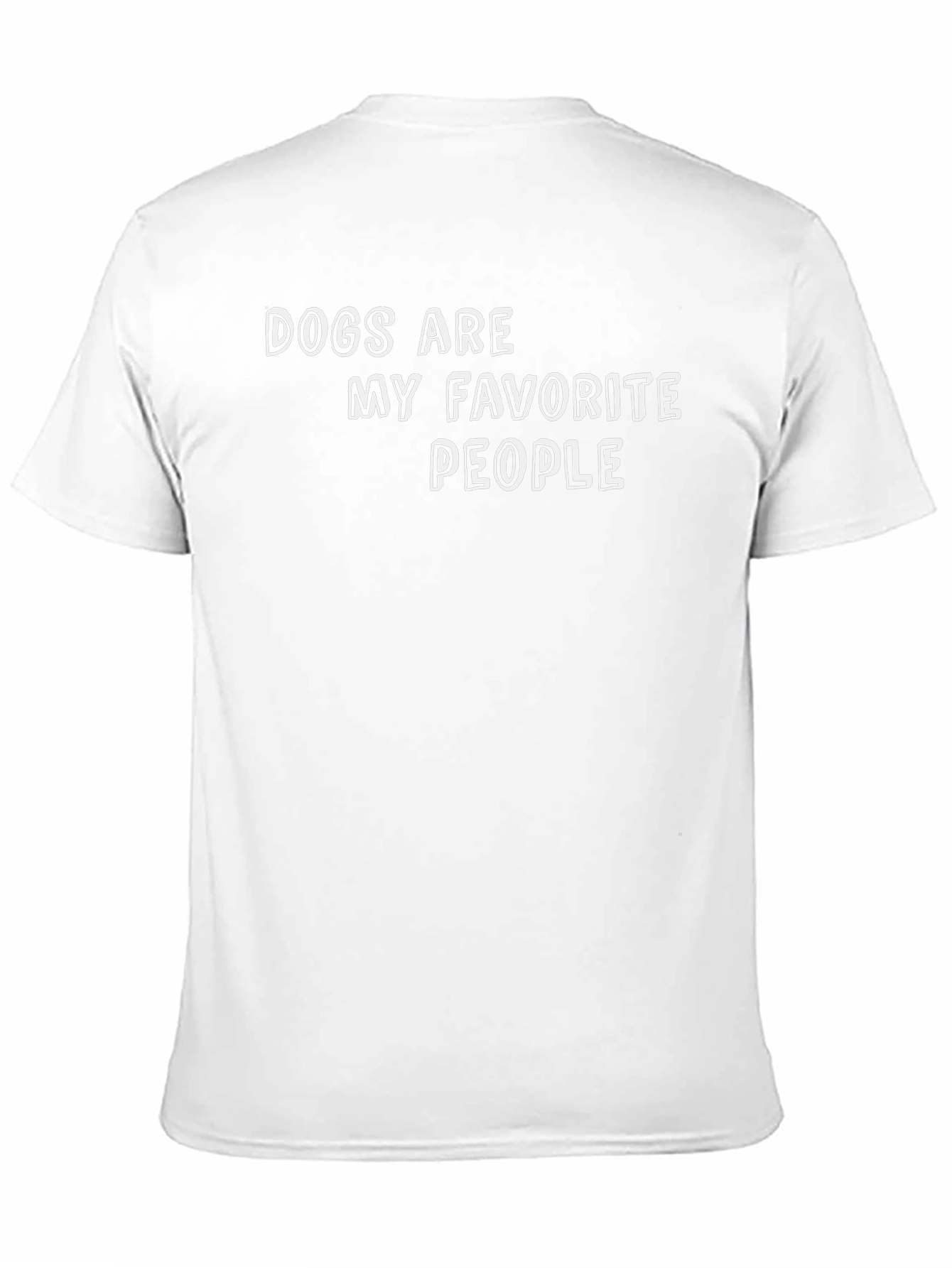 Dogs Are My Favorite People T-Shirt
