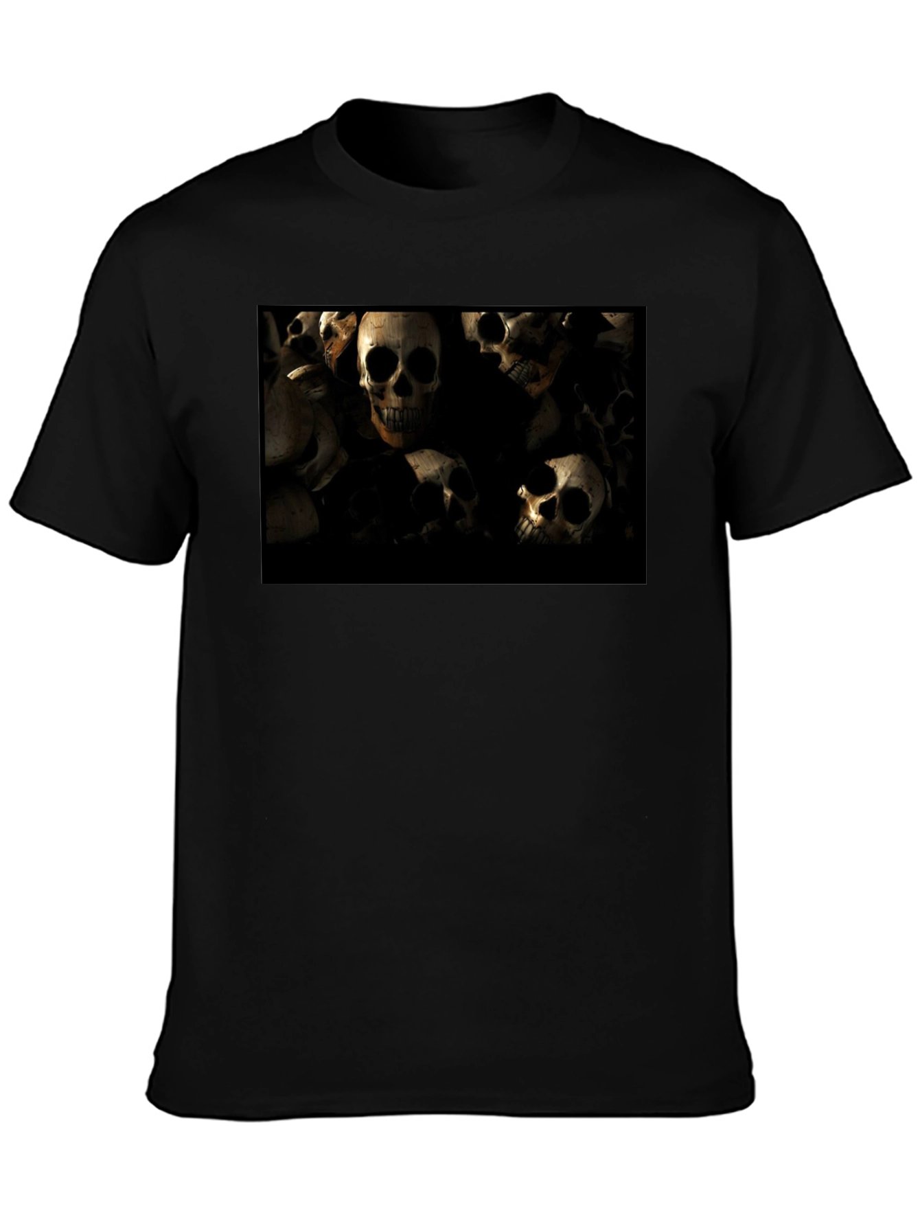 Skull Pile Graphic T-Shirt