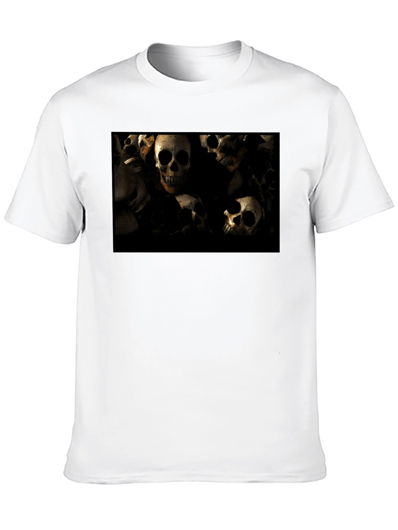 Skull Pile Graphic T-Shirt