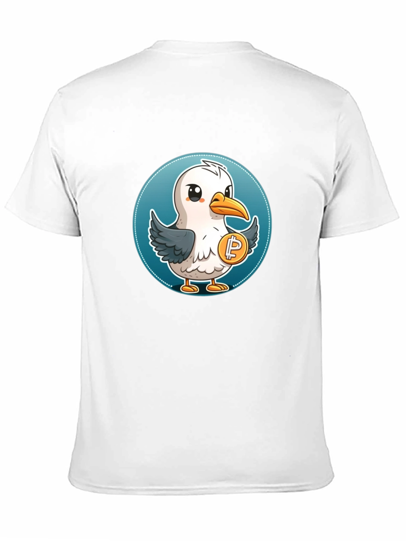 Seagull Crypto T-Shirt - Unique Design