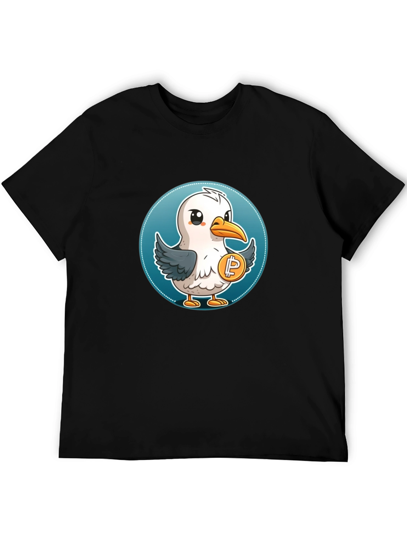 Seagull Crypto T-Shirt - Unique Design
