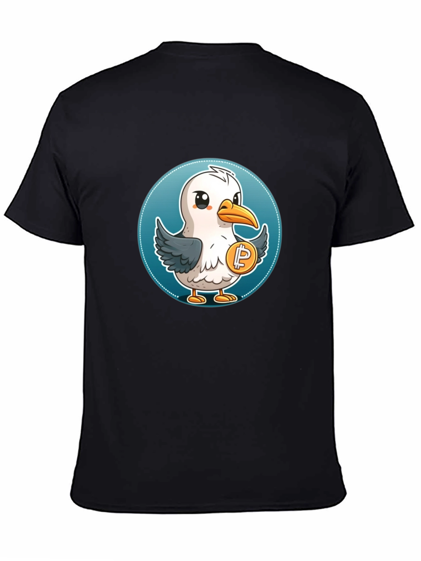 Seagull Crypto T-Shirt - Unique Design