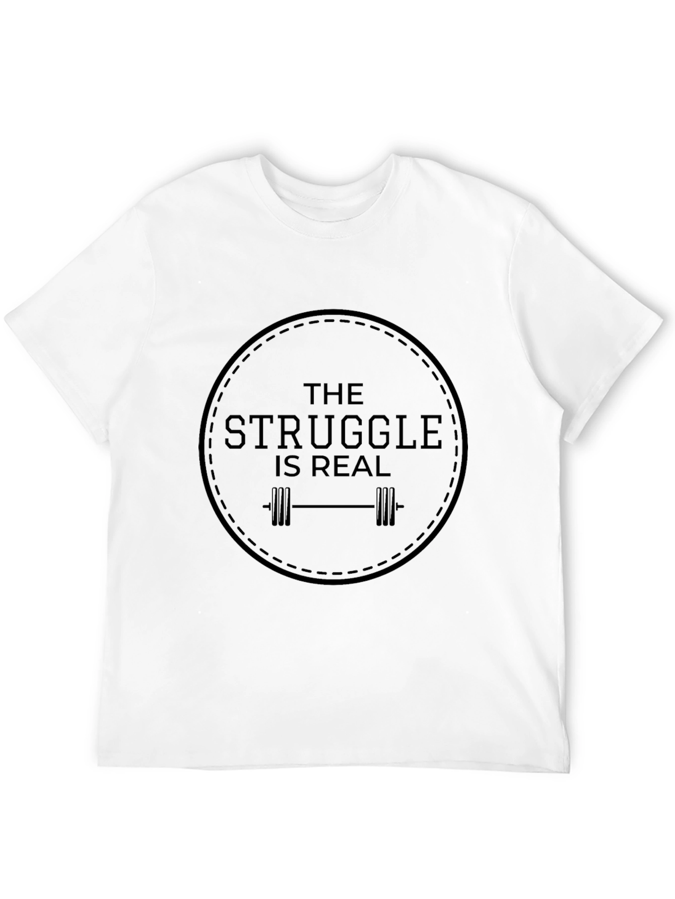 The Struggle is Real Gym T-Shirt - Black