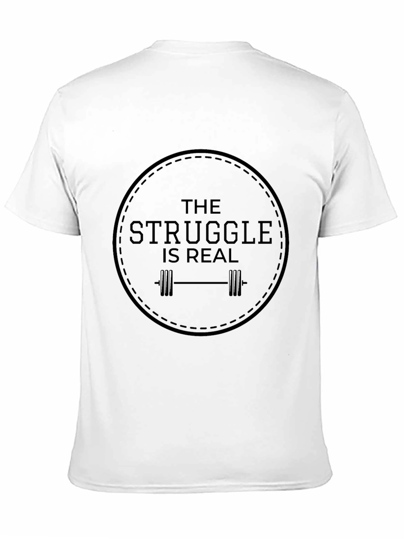 The Struggle is Real Gym T-Shirt - Black