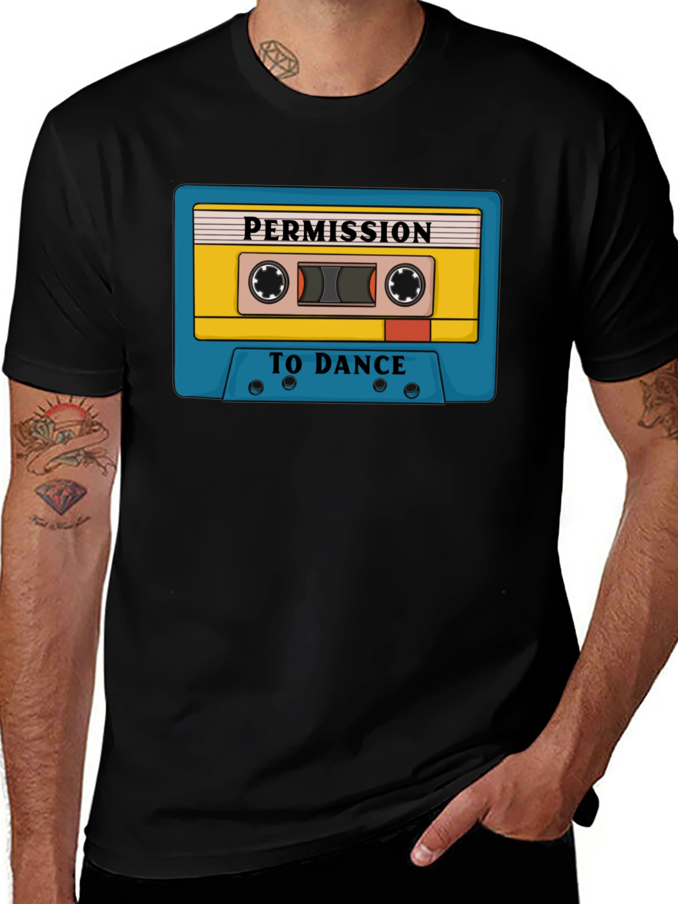 Permission to Dance Retro Cassette T-Shirt