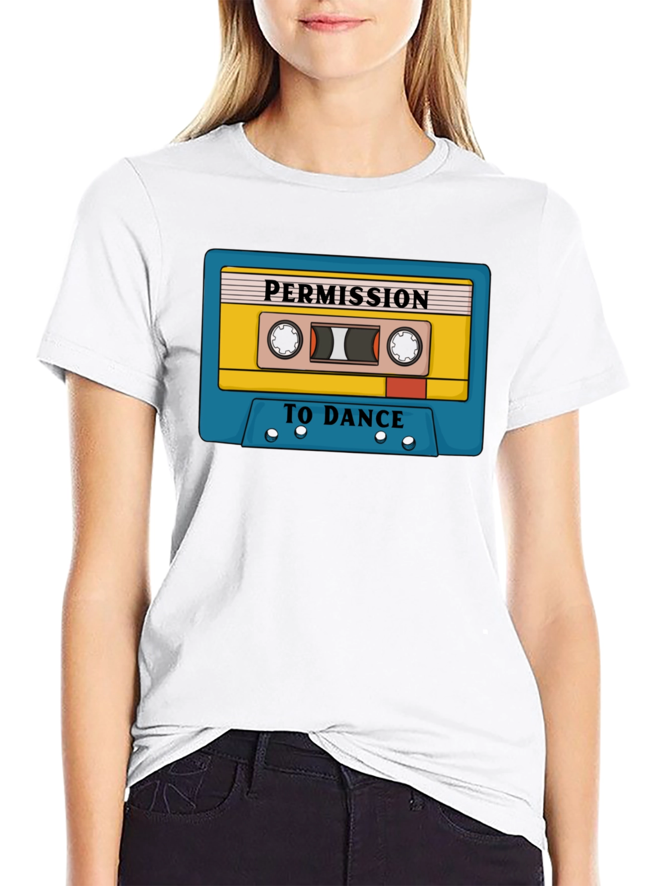 Permission to Dance Retro Cassette T-Shirt
