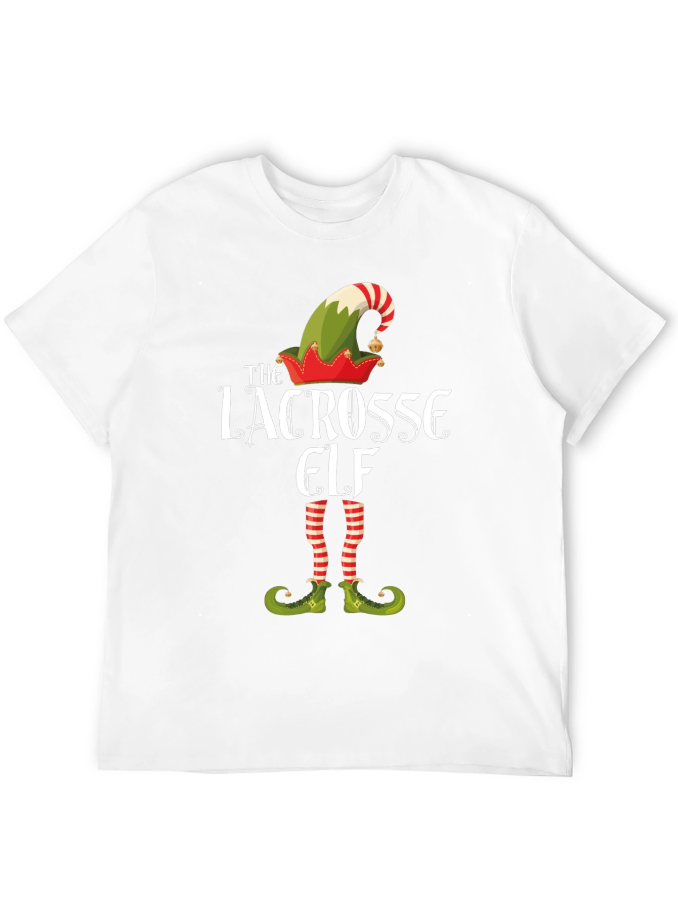 The Lacrosse Elf Christmas Holiday T-Shirt