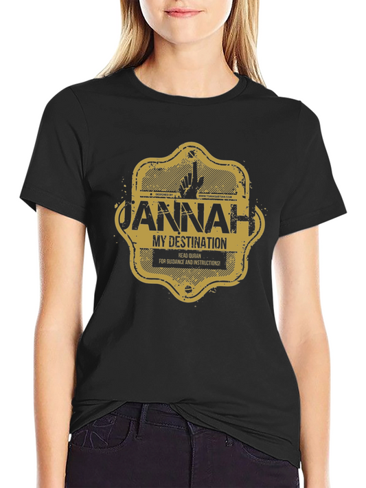 Jannah My Destination T-Shirt Islamic Tee