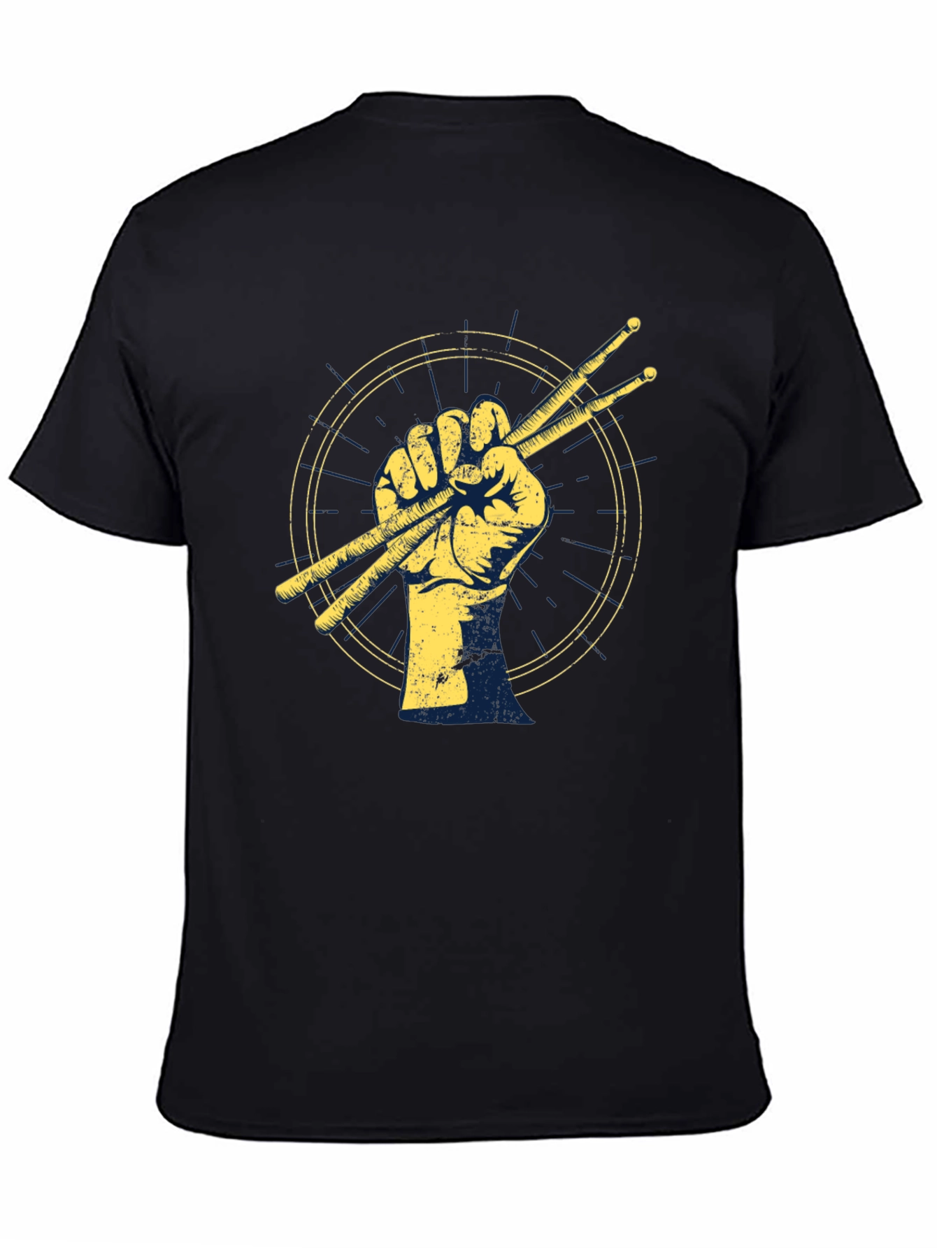 Drummer Fist Graphic Tee - Music Lovers T-Shirt