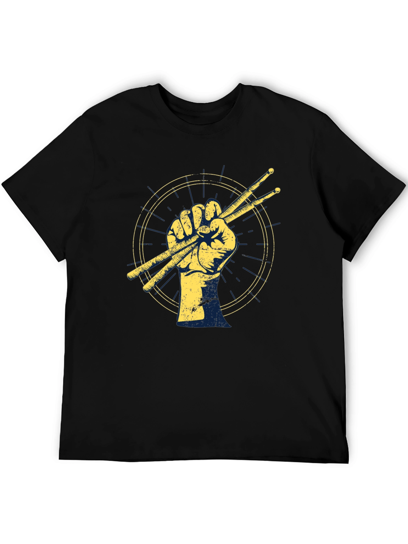 Drummer Fist Graphic Tee - Music Lovers T-Shirt