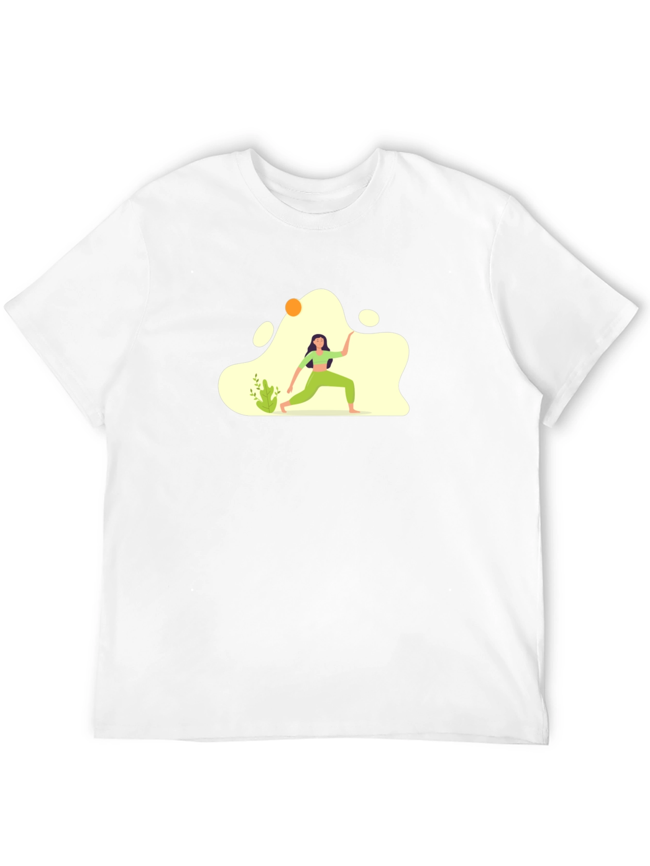 Yoga Graphic Black T-Shirt for Men