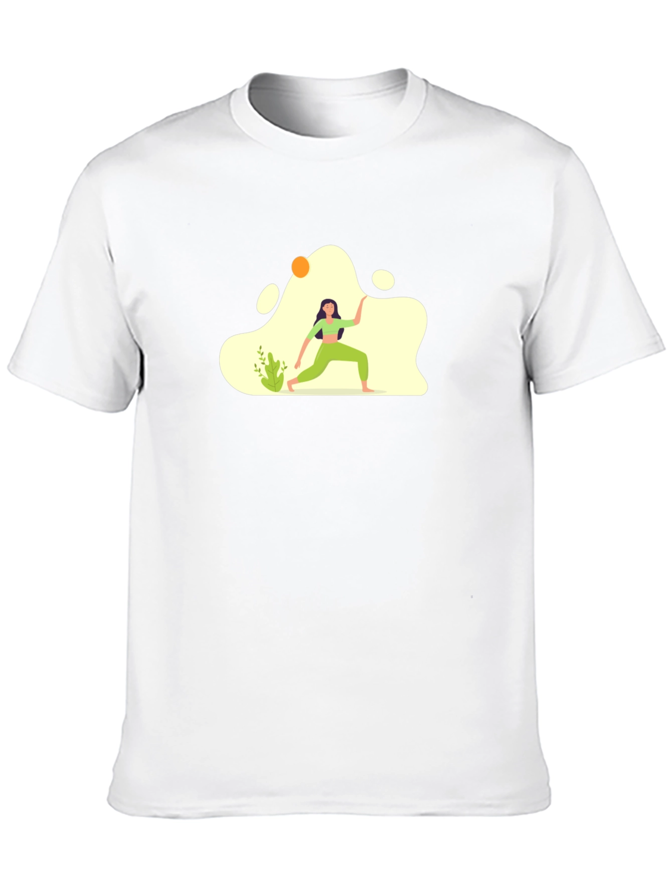 Yoga Graphic Black T-Shirt for Men