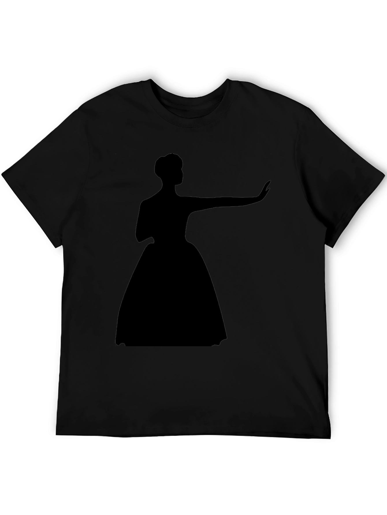 Silhouette Lady Black T-Shirt