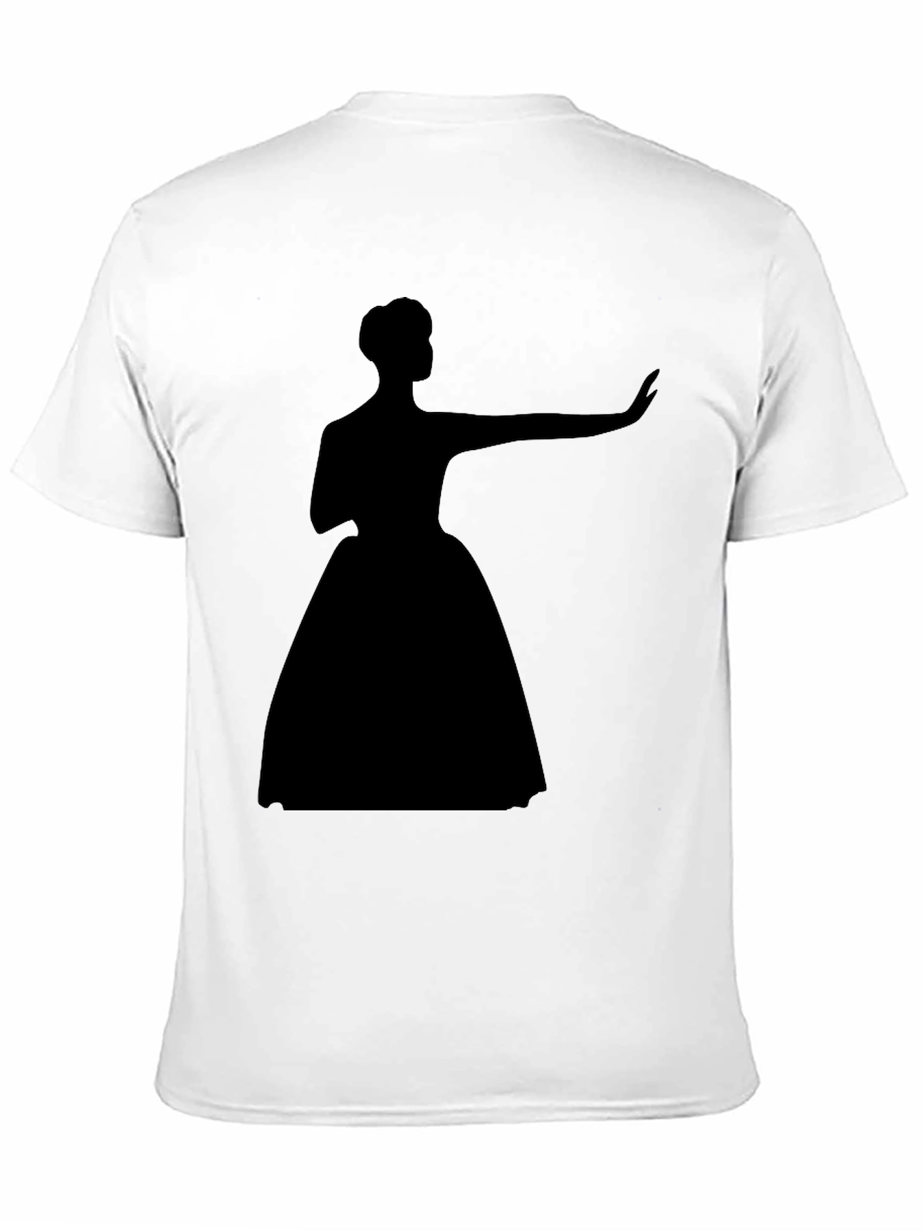 Silhouette Lady Black T-Shirt