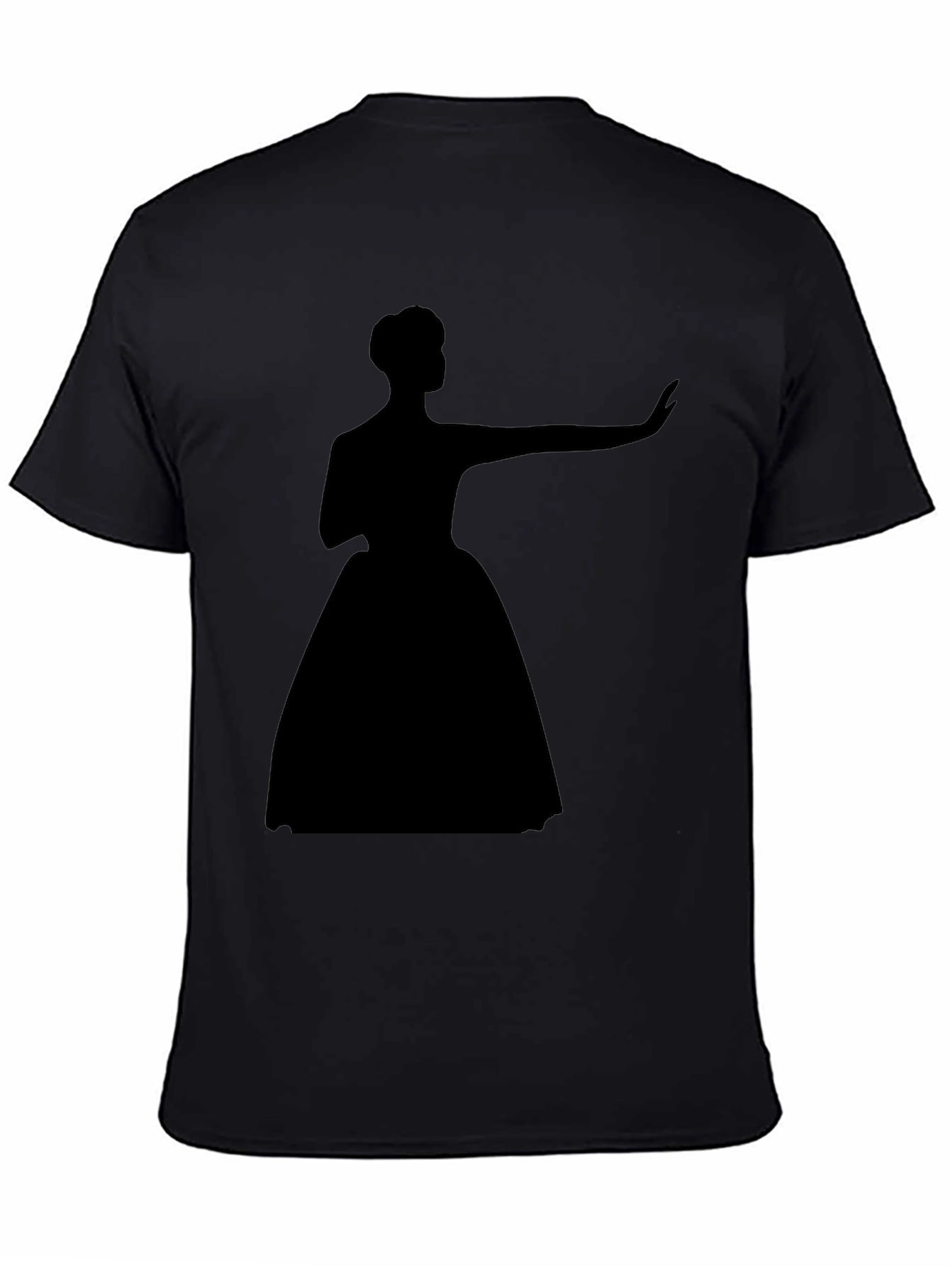 Silhouette Lady Black T-Shirt