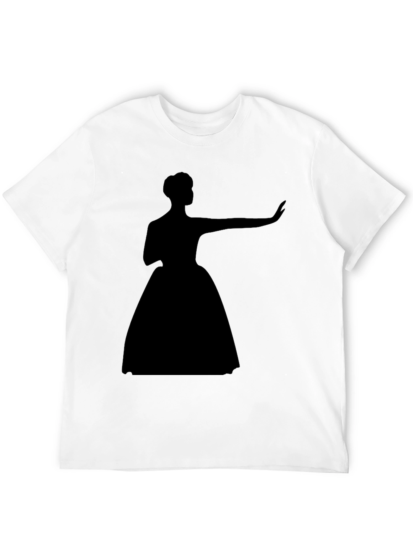 Silhouette Lady Black T-Shirt