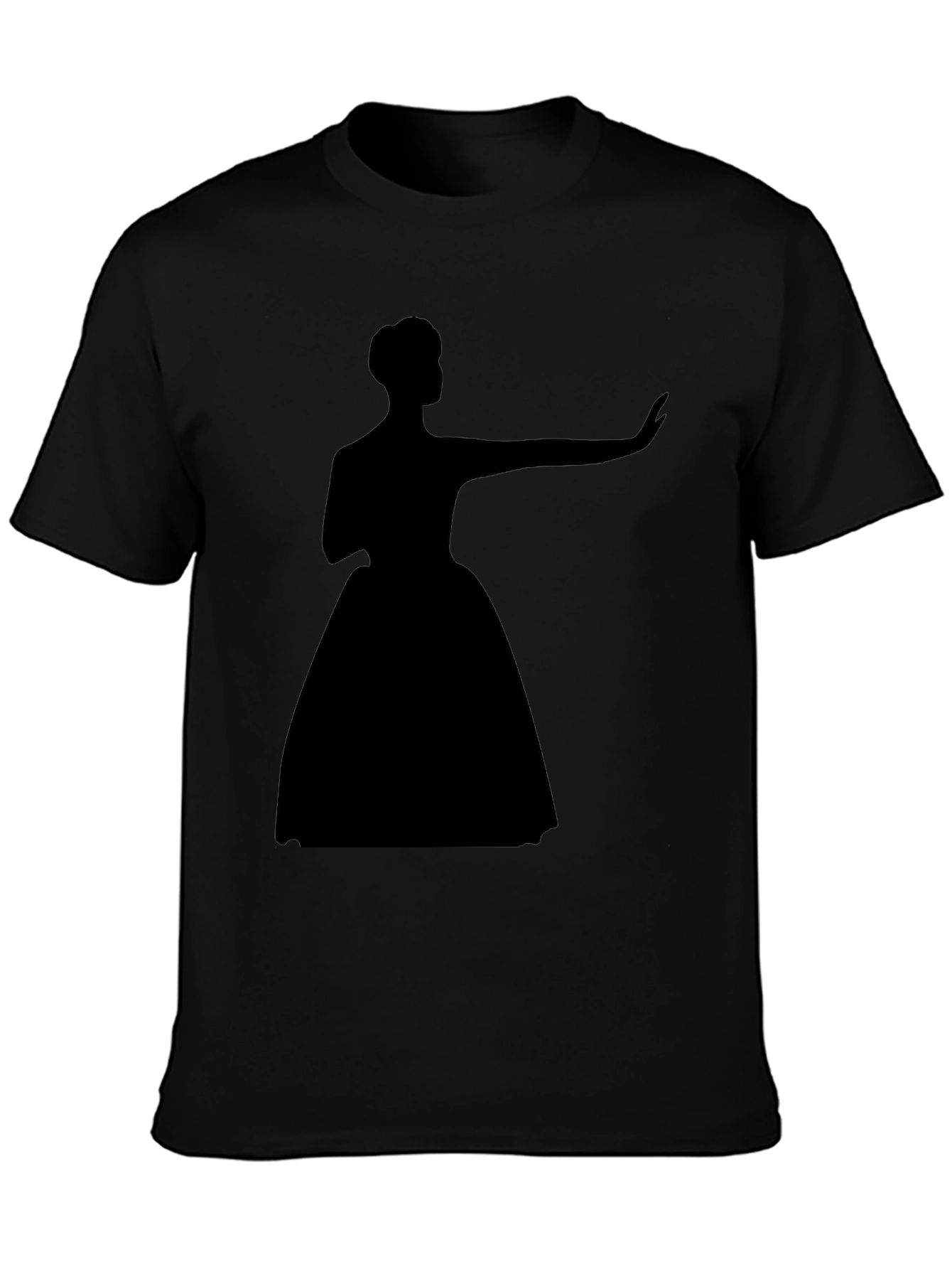 Silhouette Lady Black T-Shirt