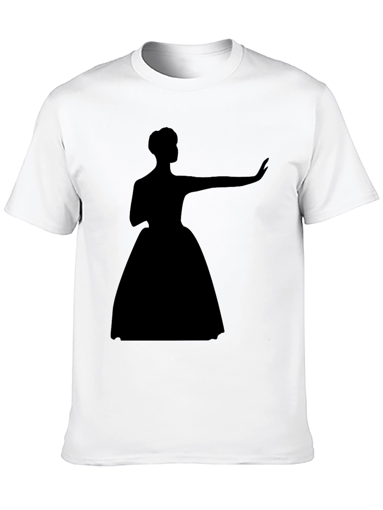 Silhouette Lady Black T-Shirt