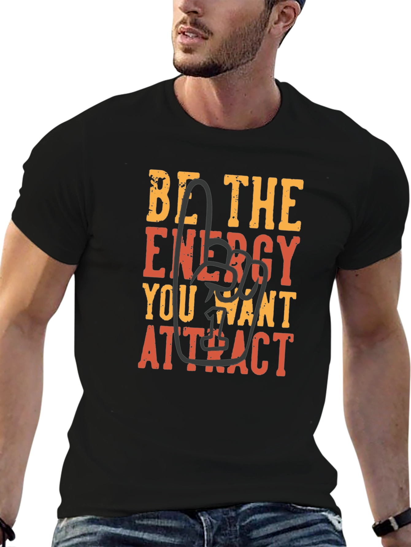 Be The Energy Graphic Tee - Black